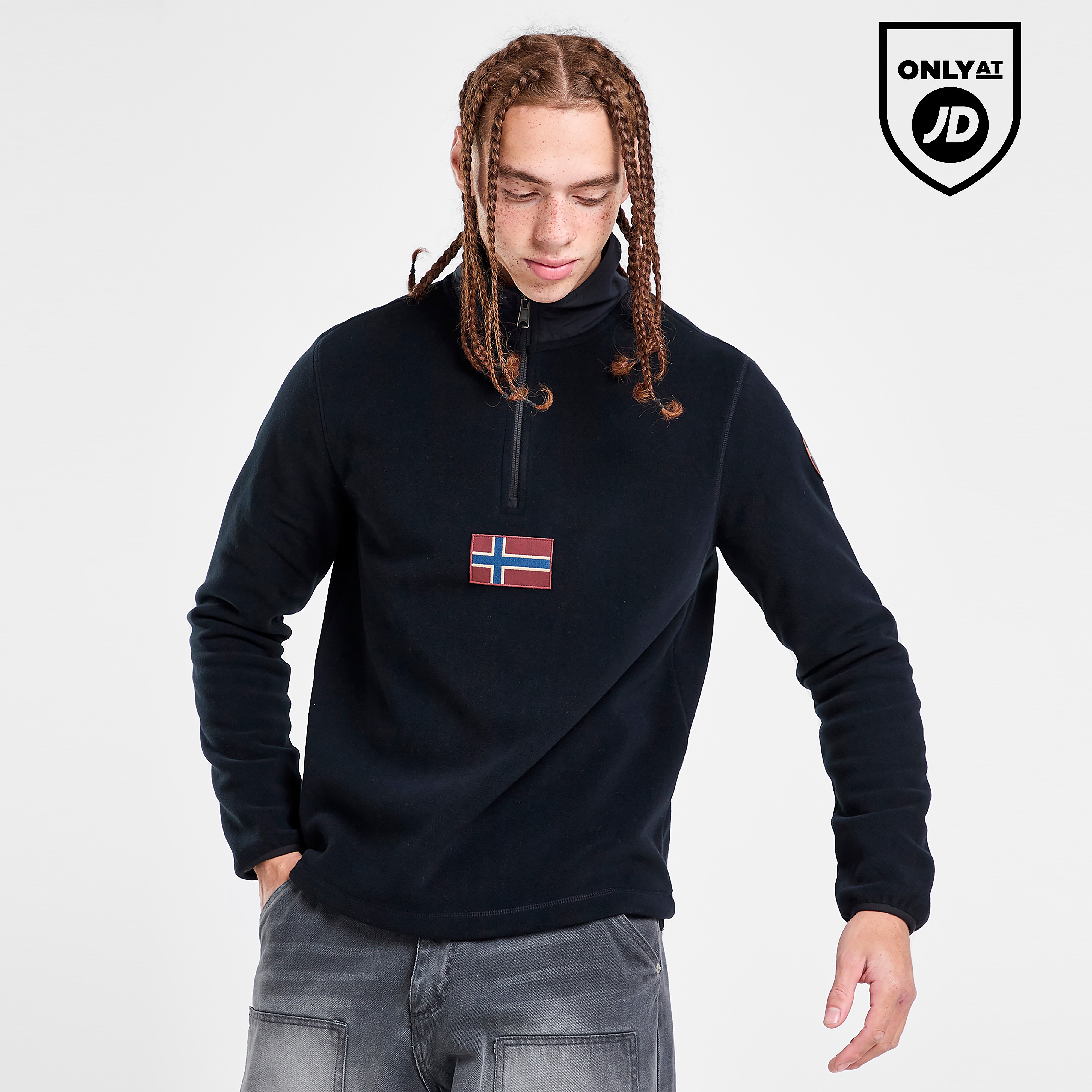 Napapijri Tev Polar 1/2 Zip Sweatshirt