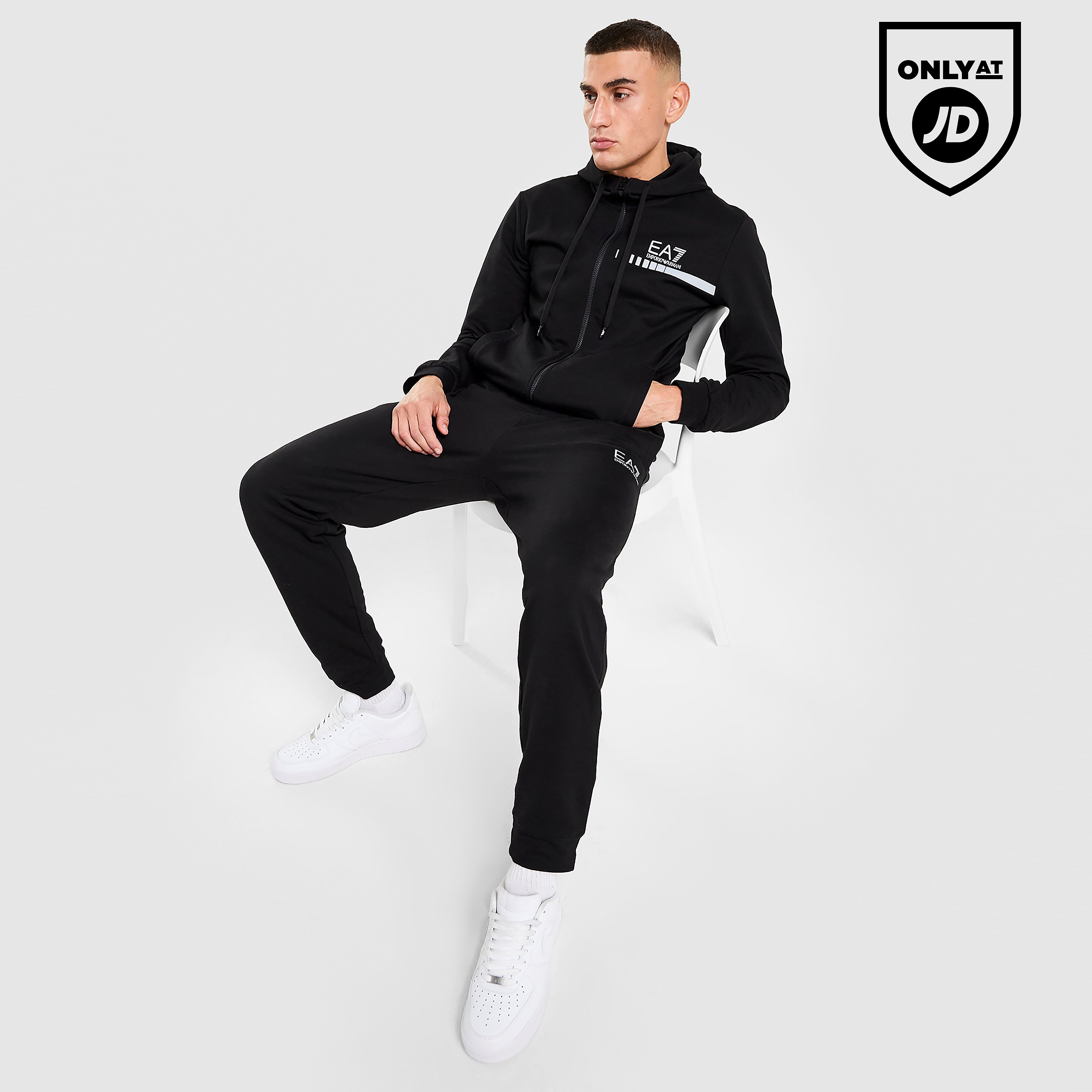 EA7 Emporio Armani Reflective Stripe Tracksuit