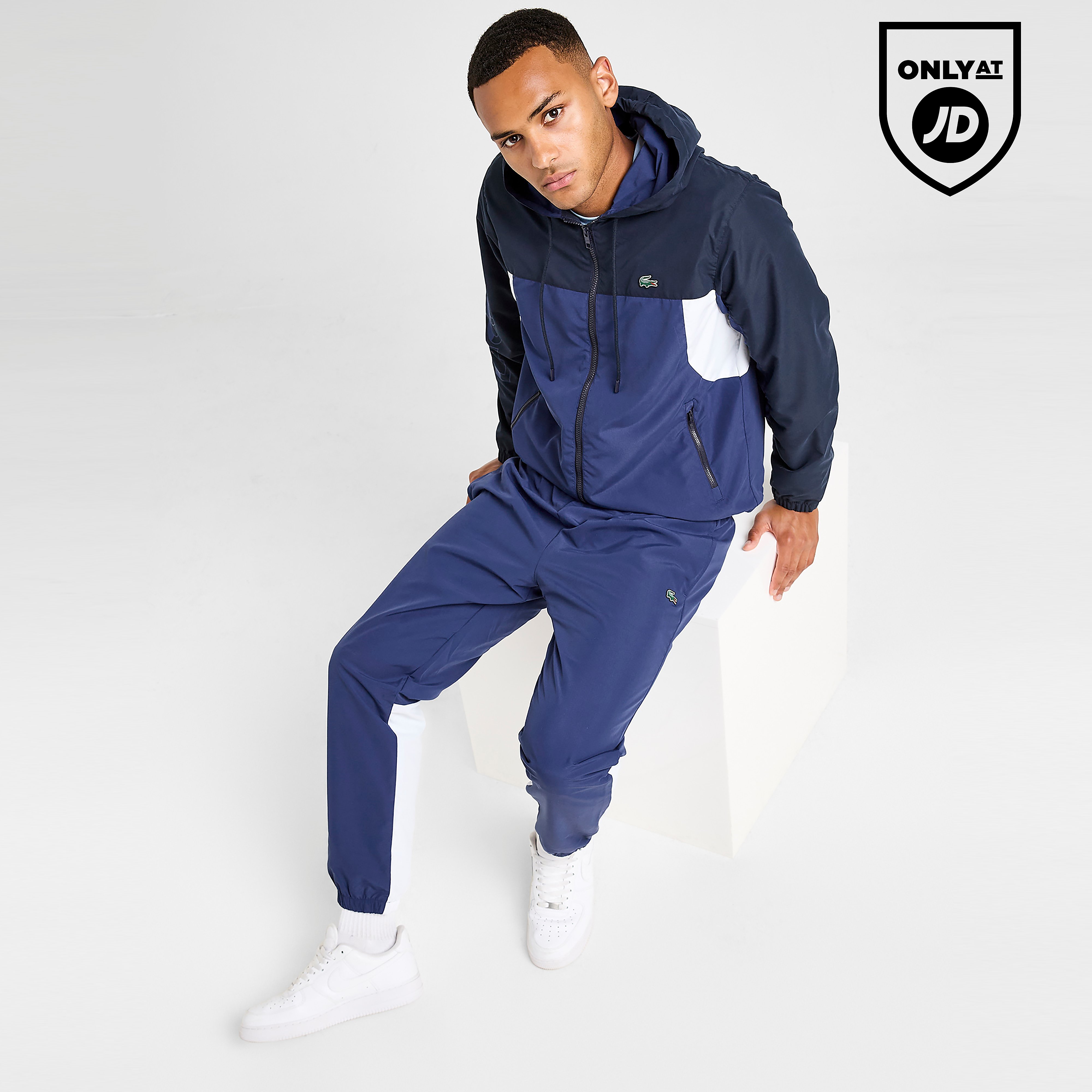 Lacoste Colour Block Panel Full Zip Tracksuit