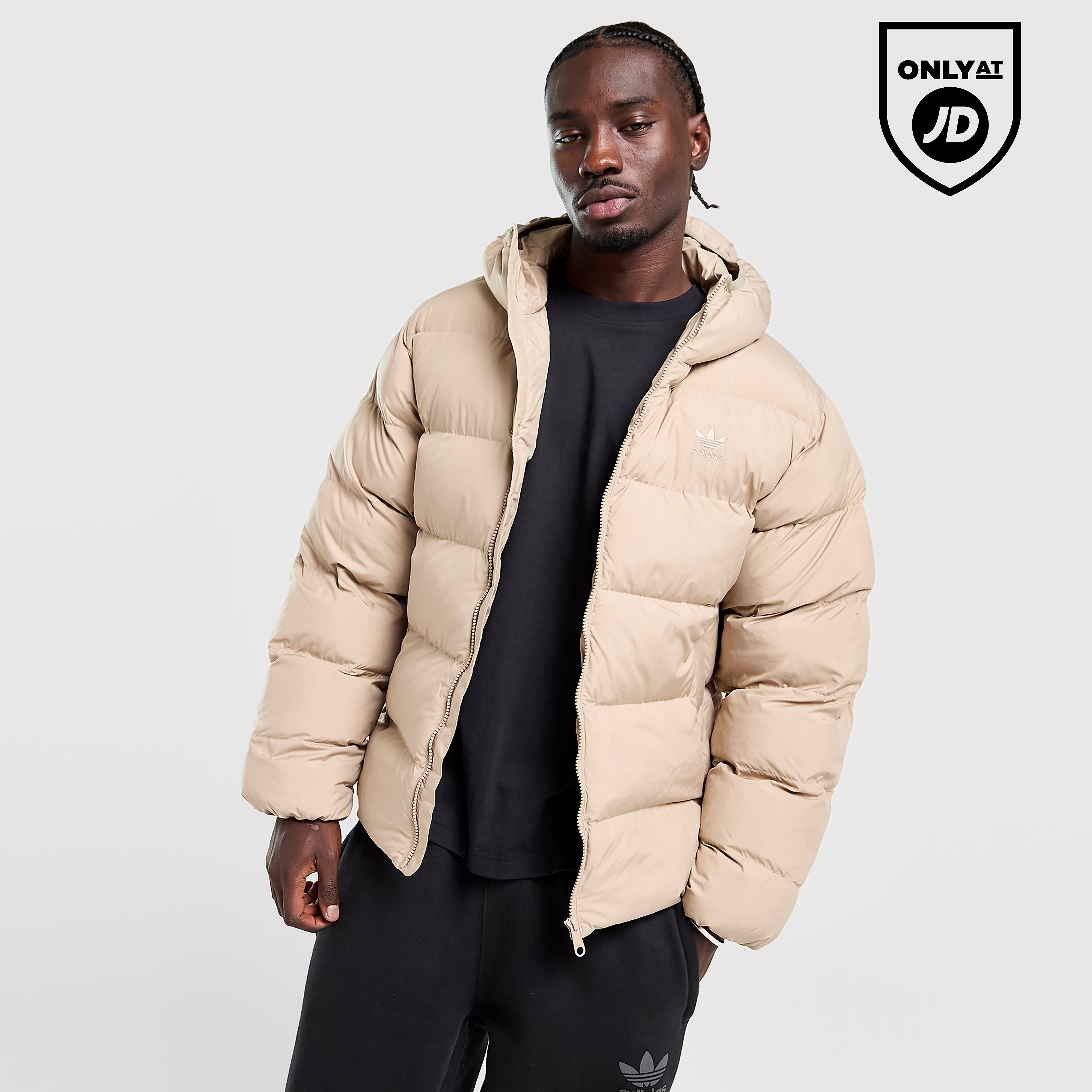 adidas Originals Tonal Hooded Puffer Jacket