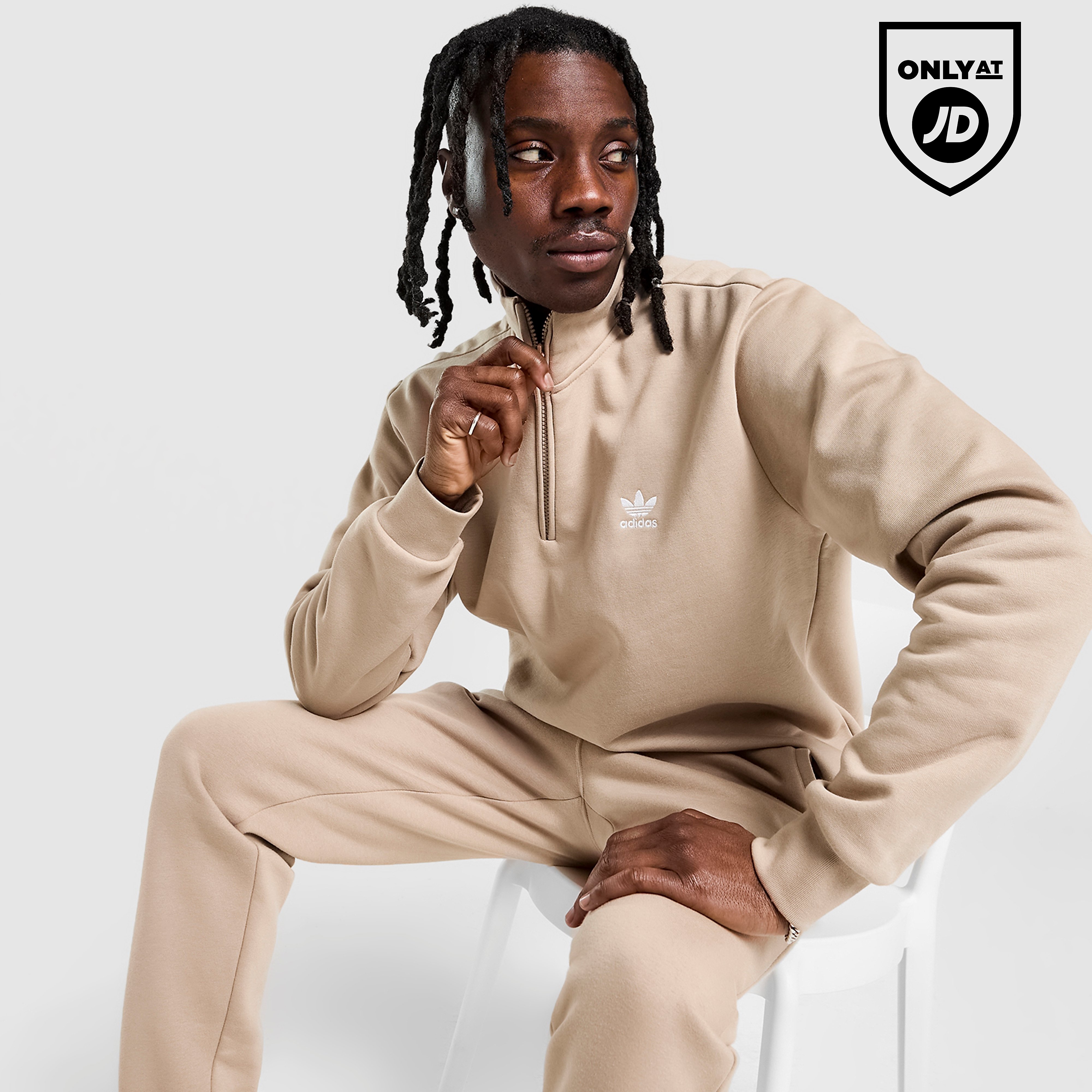 adidas Originals Trefoil Essentials 1/4 Zip Sweatshirt