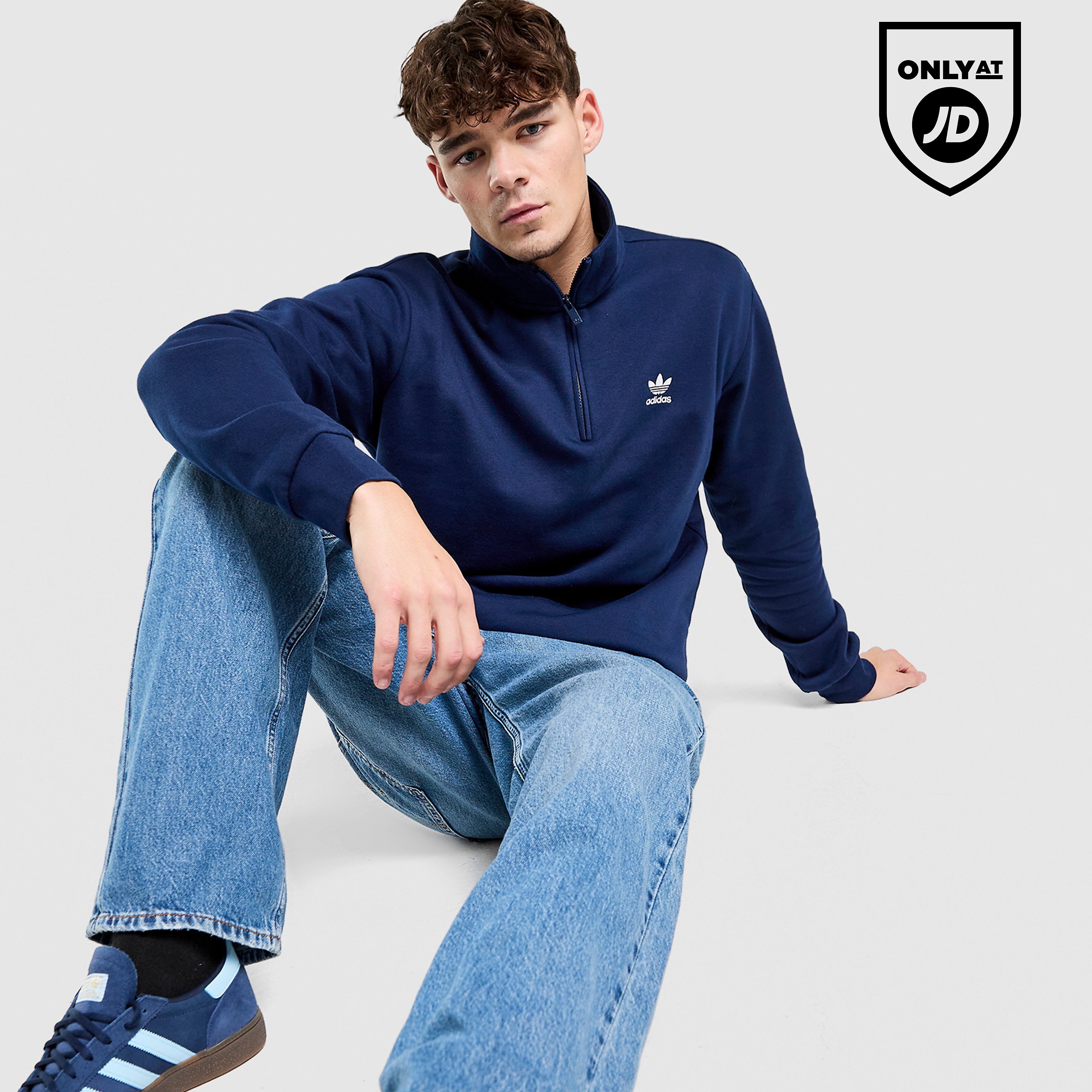 adidas Originals Trefoil Essentials 1/4 Zip Sweatshirt