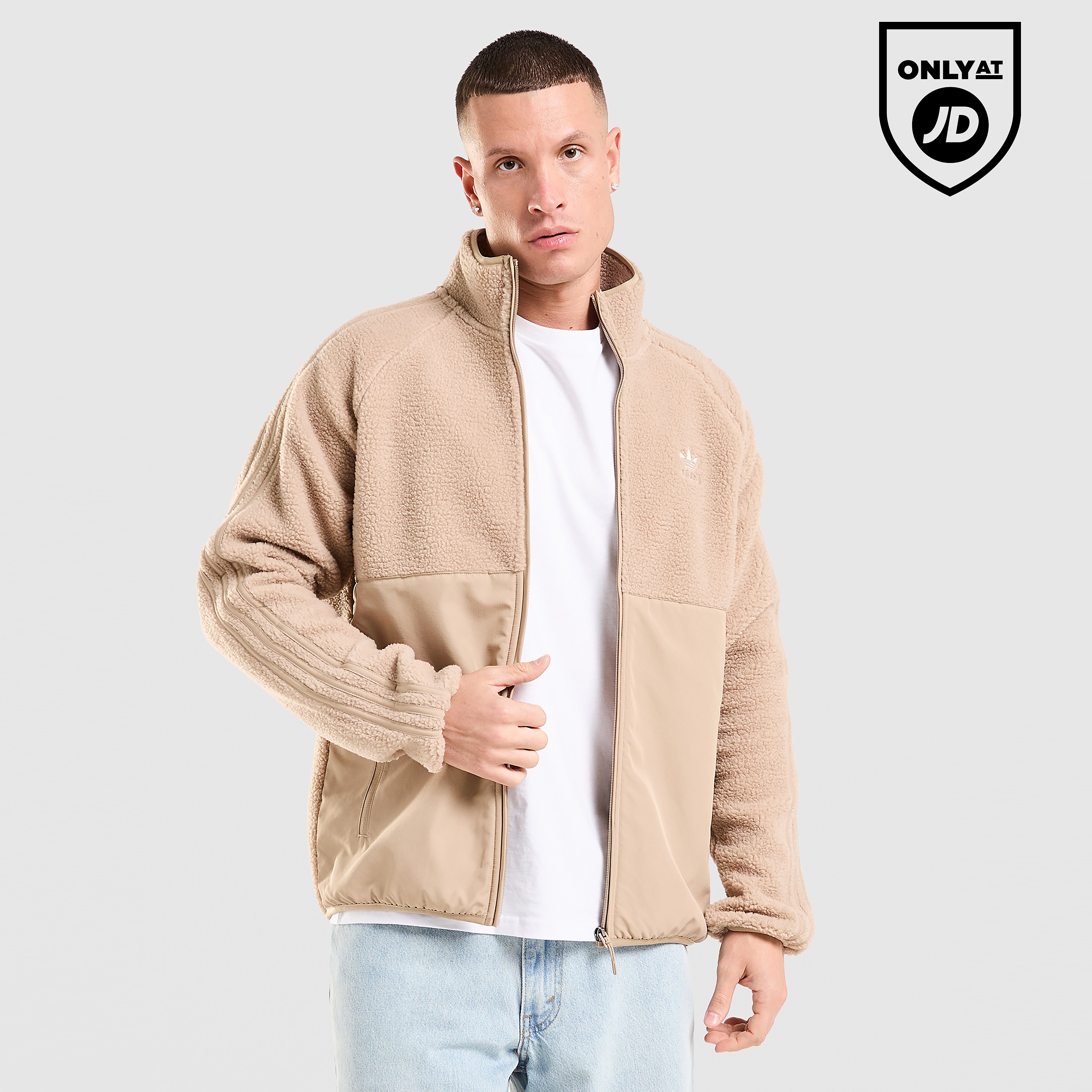 adidas Originals Sherpa Full Zip Fleece