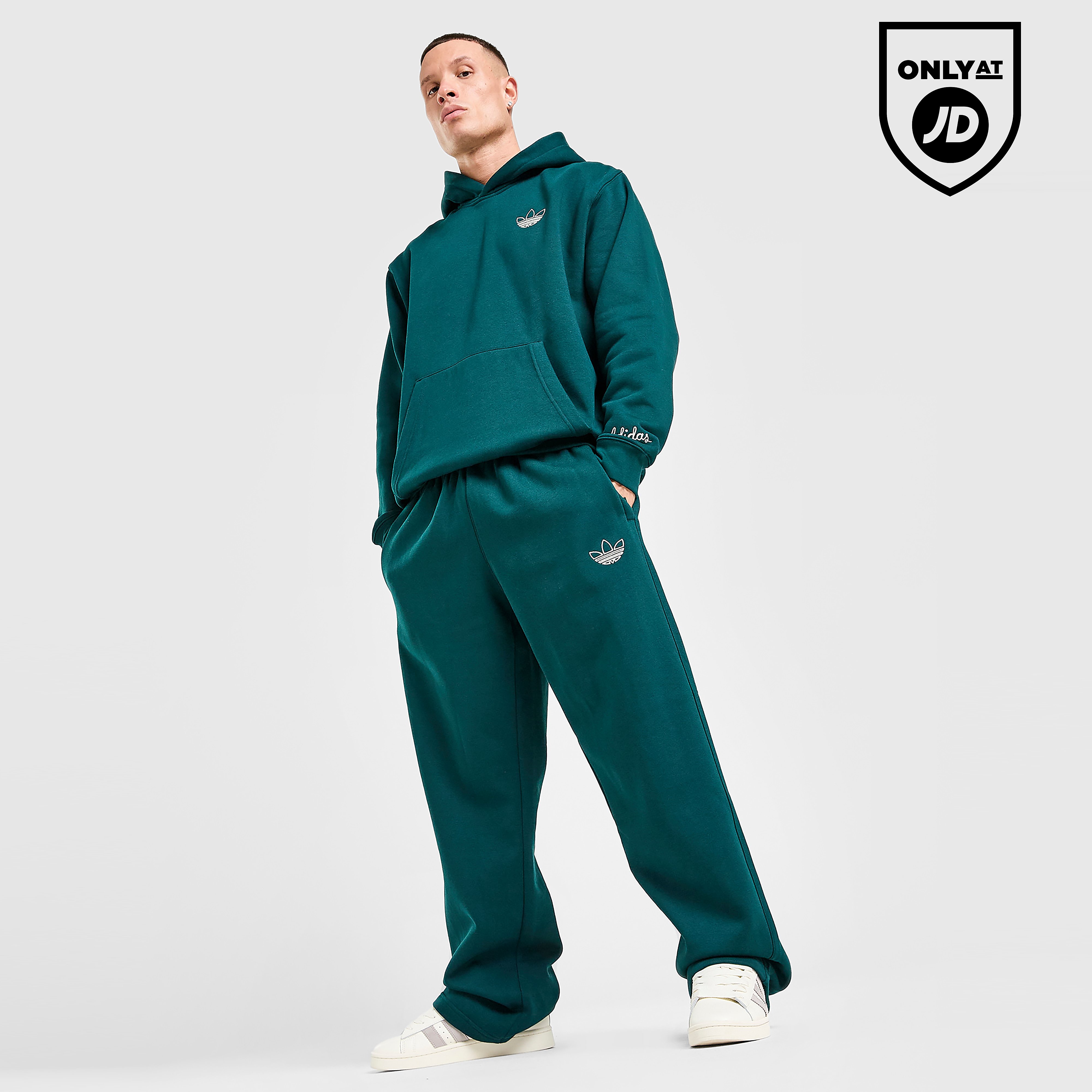 adidas Originals Chain Stitch Open Hem Joggers