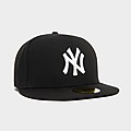 Black/White New Era MLB New York Yankees 59FIFTY Fitted Cap
