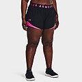 Black Under Armour Plus Size Play Up Shorts