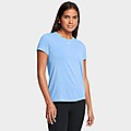 Blue/Blue Under Armour Short-Sleeves Vanish Seamless Loose SS