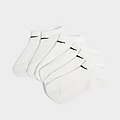 White Nike 6-Pack Invisible Socks Junior