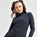 Black Under Armour Motion Full Zip Track Top