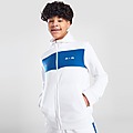 White/Blue Nike Air Swoosh Full Zip Hoodie Junior