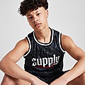 Black Supply & Demand Carlton Basketball Vest Junior