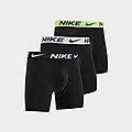 Black Nike 3-Pack Sport Trunks