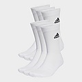White/Black adidas Cushioned Sportswear Crew Socks 6 Pairs
