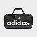 Black/White adidas Essentials Linear Duffel Bag Medium