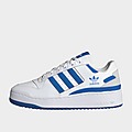 Grey/White/Blue/Grey adidas Originals Forum Bold Stripes Shoes