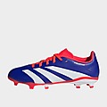 Blue/Grey/White/Yellow/Red adidas Predator League Firm Ground Boots Kids