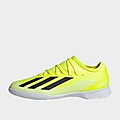 Yellow/Yellow/Black/Grey/White adidas X Crazyfast League Indoor Boots