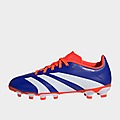 Blue/Grey/White/Yellow/Red adidas Predator League Multi-Ground Boots Kids