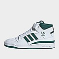 Grey/White/Green/Grey/White adidas Forum Mid Shoes