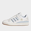 Grey/White/Blue/White/White adidas Originals Forum Low CL Shoes