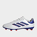 Grey/White/Blue/Yellow/Red adidas Copa Pure 2 League Firm Ground Boots Kids