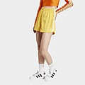 Orange adidas Originals Satin Sprint Shorts