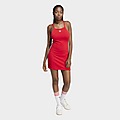 Red adidas Originals 3-Stripes Mini Dress