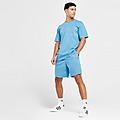 Blue adidas Trefoil Essentials+ Dye Woven Shorts