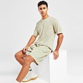 Brown/Grey adidas Trefoil Essentials+ Dye Woven Shorts