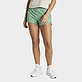 Green adidas Pacer Training 3-Stripes Woven High-Rise Shorts