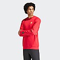 Red adidas Manchester United Cultural Story Crew Sweatshirt