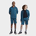 Brown/Blue adidas Shorts Kids