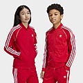 Red adidas Adicolor SST Track Top Kids