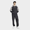 Black/Grey adidas Sportswear Fleece Colorblock Track Suit