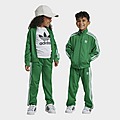 Green adidas Adicolor Firebird Track Suit Kids