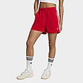 Red/White adidas Originals Firebird Shorts