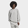 Grey/Grey adidas Essentials Oversized French Terry Sweatshirt