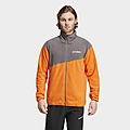 Orange/Grey adidas Terrex Multi Full-Zip Fleece Jacket