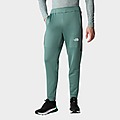 Green The North Face Fleece Track Pants