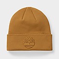 Brown Timberland Tonal 3D Embroidery Beanie