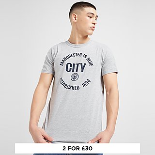 Official Team Manchester City FC Manchester Is Blue T-Shirt