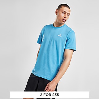 Blue, Adidas, T-shirts & polos, Mens sports clothing