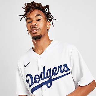 Nike MLB LA Dodgers Wordmark Short Sleeve T-Shirt White