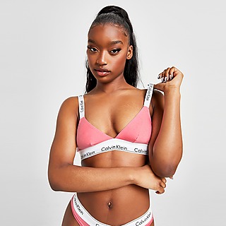 Pink Calvin Klein Underwear Modern Cotton Triangle Bra - JD Sports Global