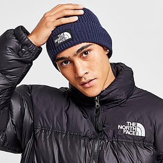 The North Face Logo Box Cuffed Beanie