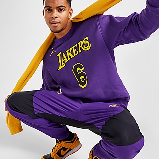 Black Jordan NBA LA Lakers Courtside Statement Hoodie