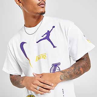 Los Angeles Lakers Jordan Statement T-Shirt - White - Mens