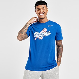 NWT Los Angeles Dodgers 47 Brand Black Wordmark Shirt Size Mens XL