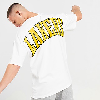 Official New Era NBA Sky All Over Print LA Lakers Oversized T