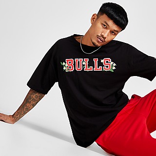 New Era NBA Chiacgo Bulls Infill Logo T-Shirt - Black - Mens